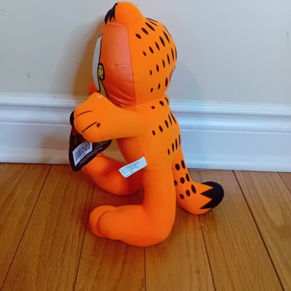 2022 Toy Factory Modern Neon Garfield Small Plushie Stuffed Animal Fat Cat READ - Picture 8 of 10